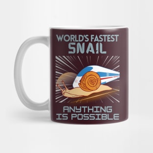 WORLD'S FASTEST SNAIL - Funny Snail - Seika by FP Mug